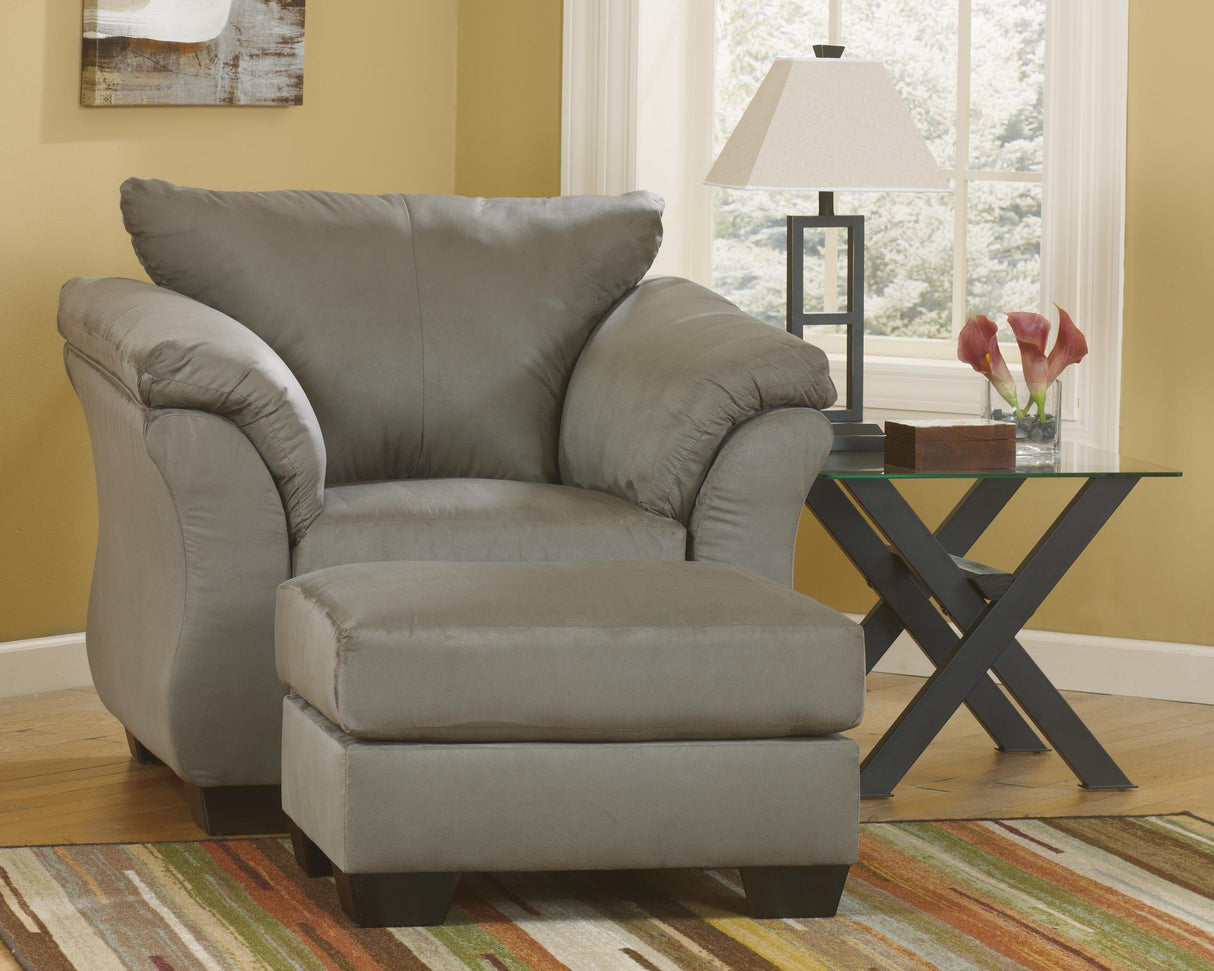Darcy Cobblestone Ottoman