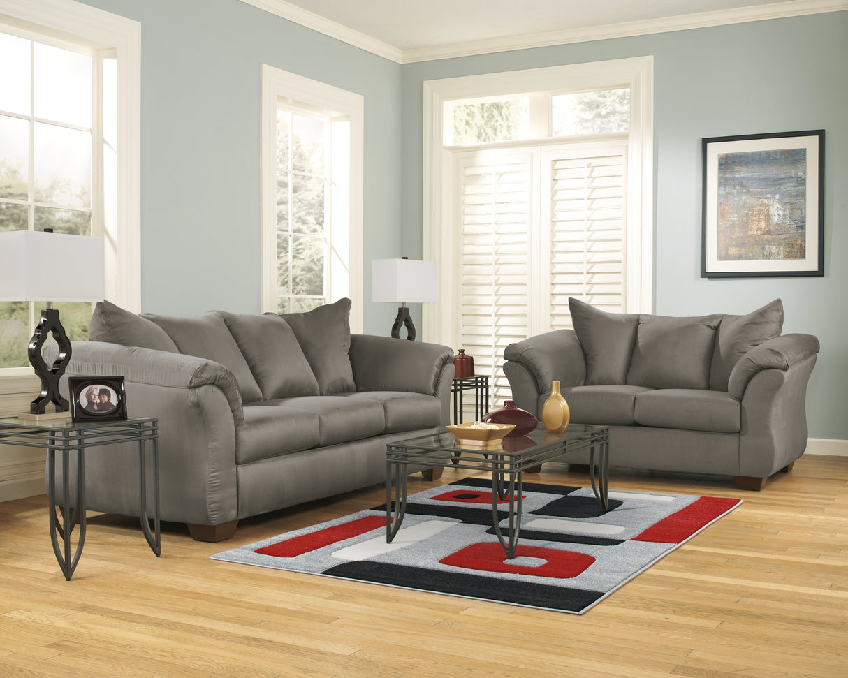Darcy Cobblestone Loveseat
