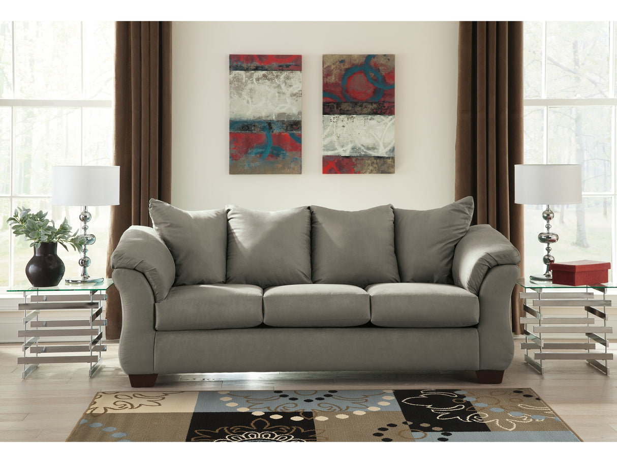 Darcy Cobblestone Sofa, Loveseat And Recliner