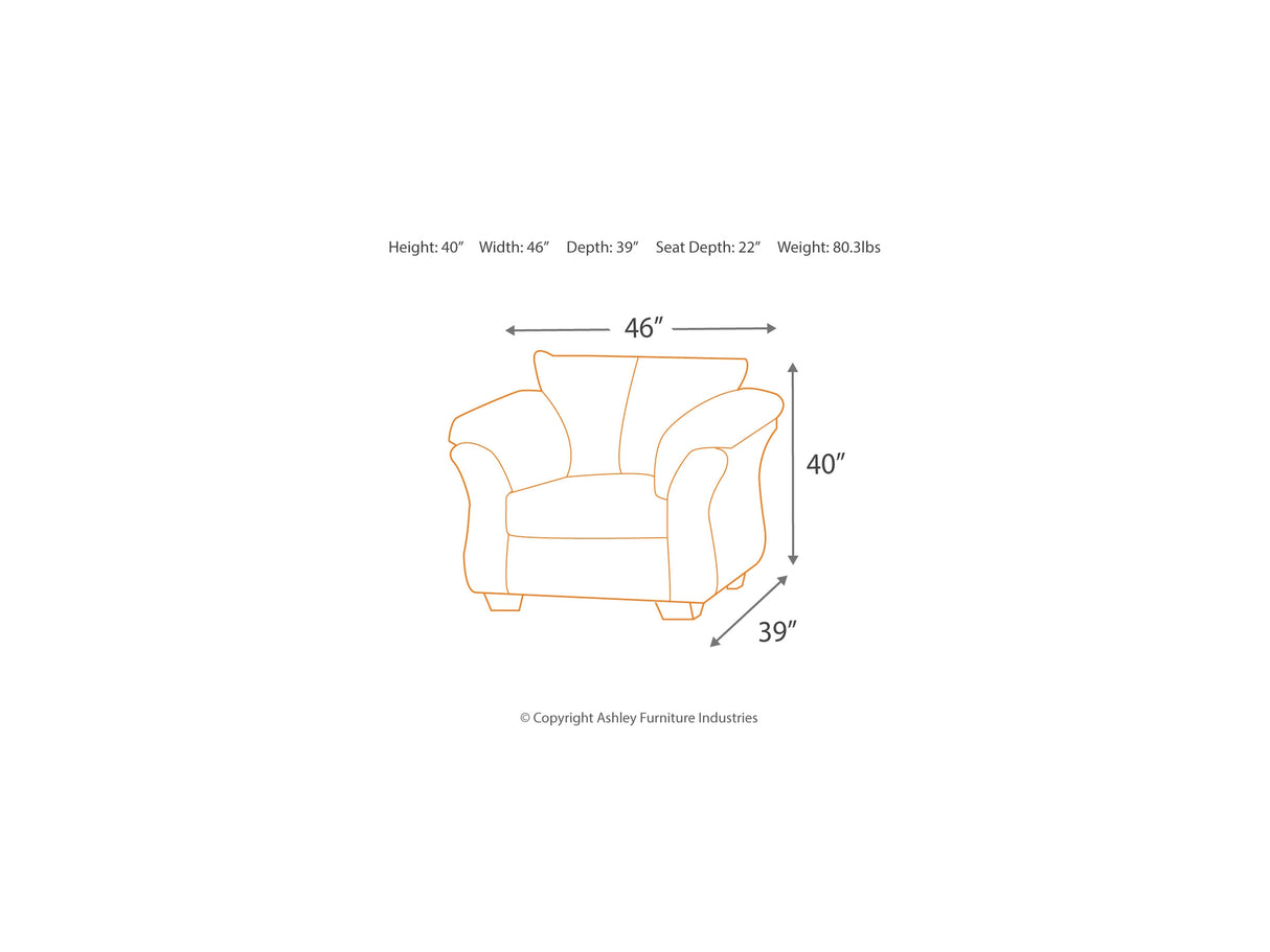 Darcy Cobblestone Sofa And Chair