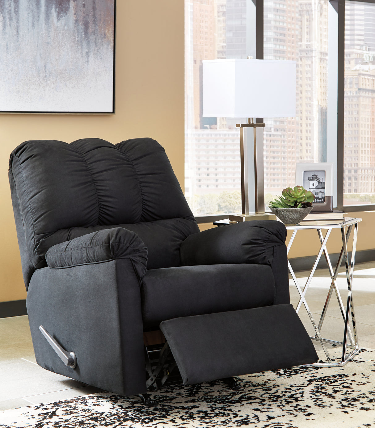 Darcy Black Recliner