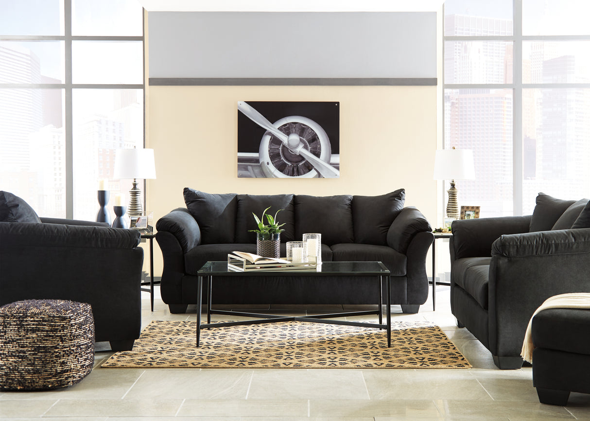 Darcy Black Sofa