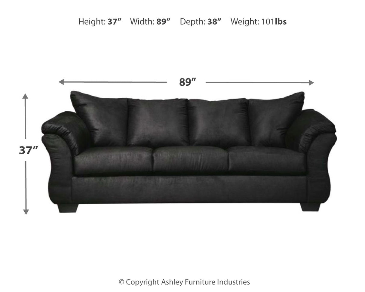 Darcy Black Sofa
