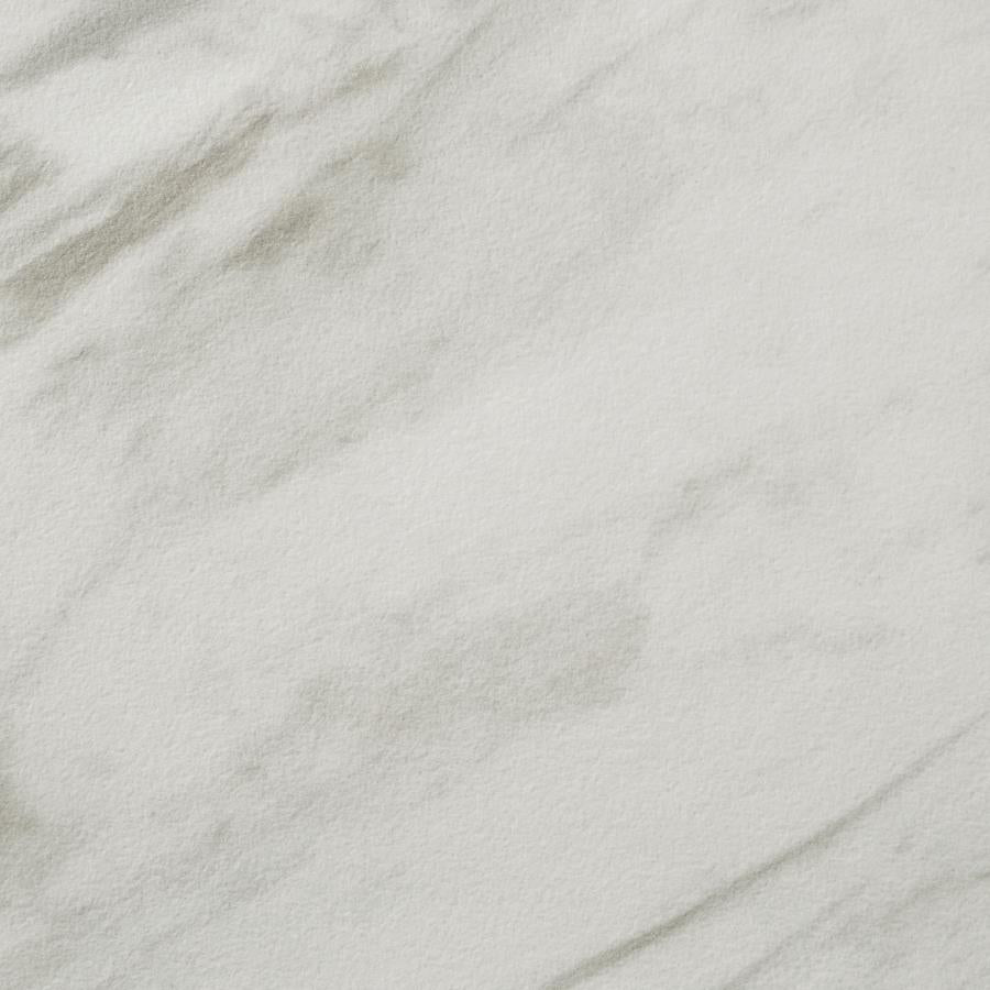 Tandi Round End Table Faux White Marble And Black