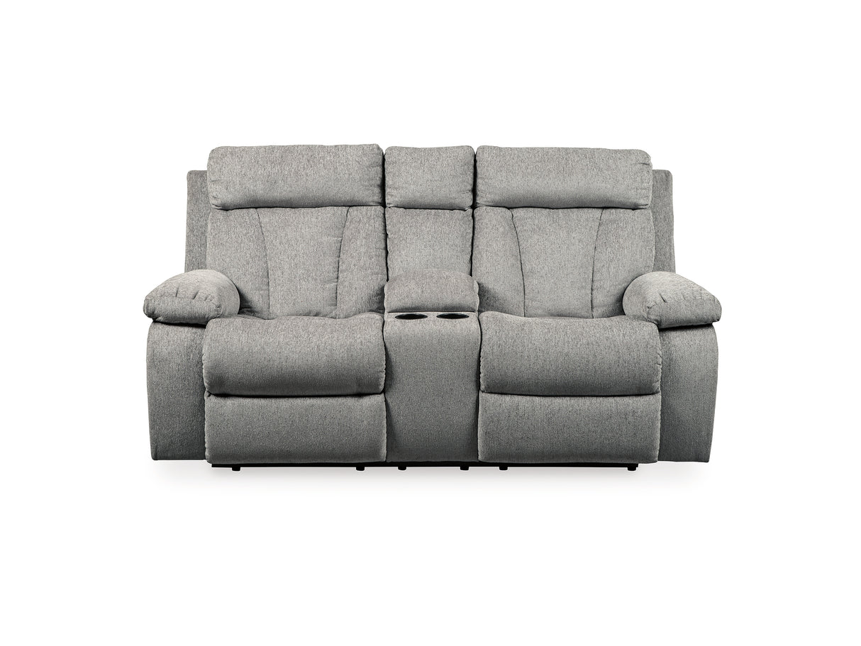 Mitchiner Fog Reclining Loveseat And Recliner