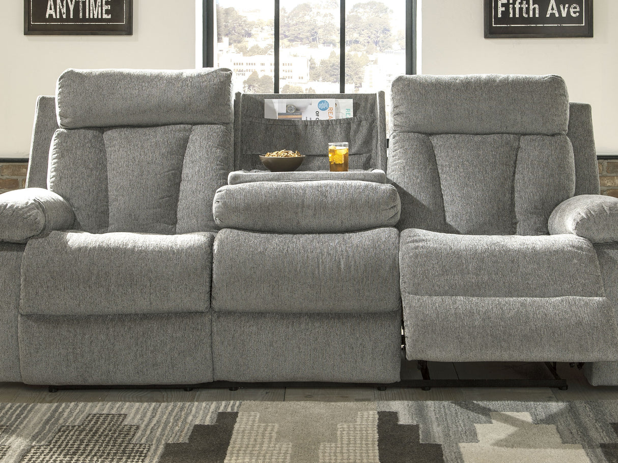 Mitchiner Fog Reclining Sofa With Recliner