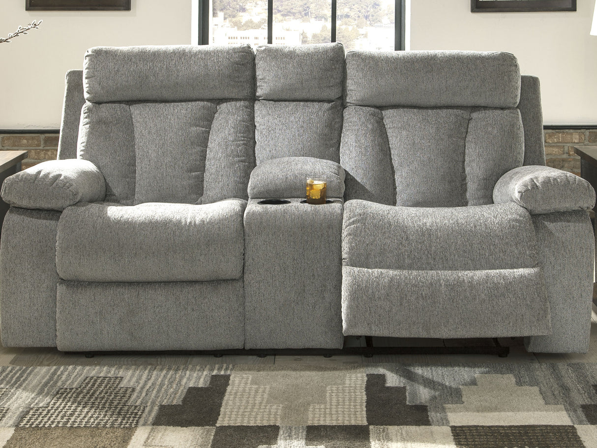 Mitchiner Fog Reclining Loveseat And Recliner