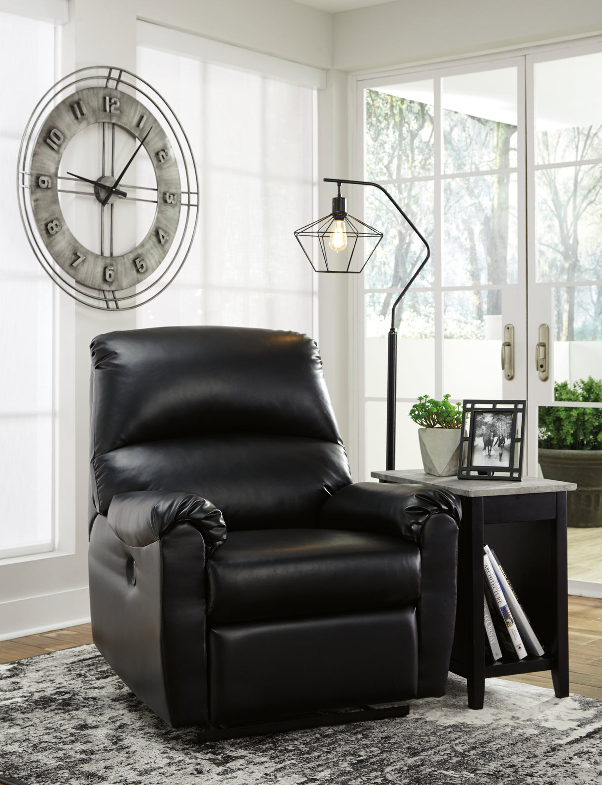 Ana Antique Gray Sofia Wall Clock