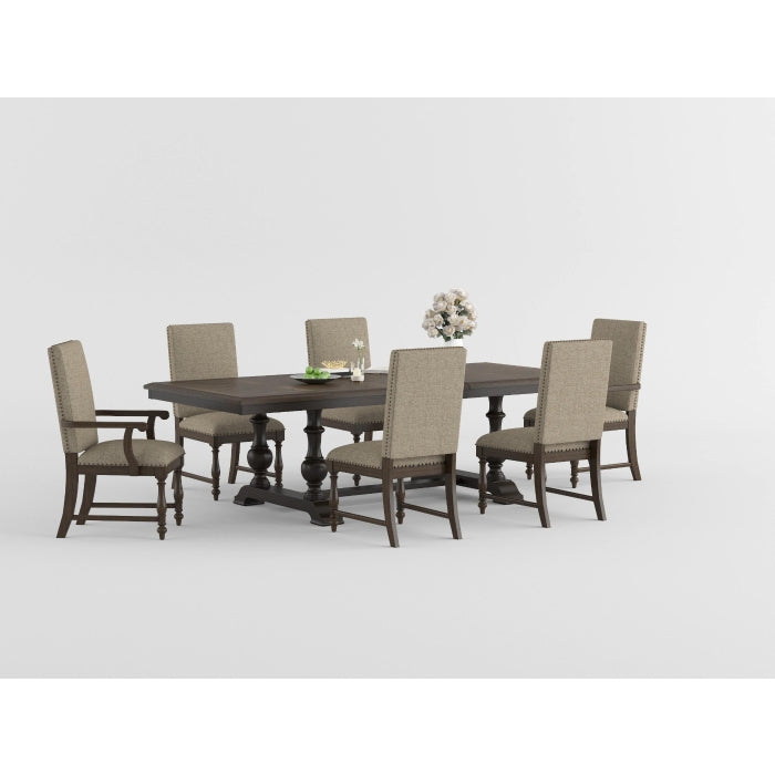 Stonington Brown And Charcoal Dining Table