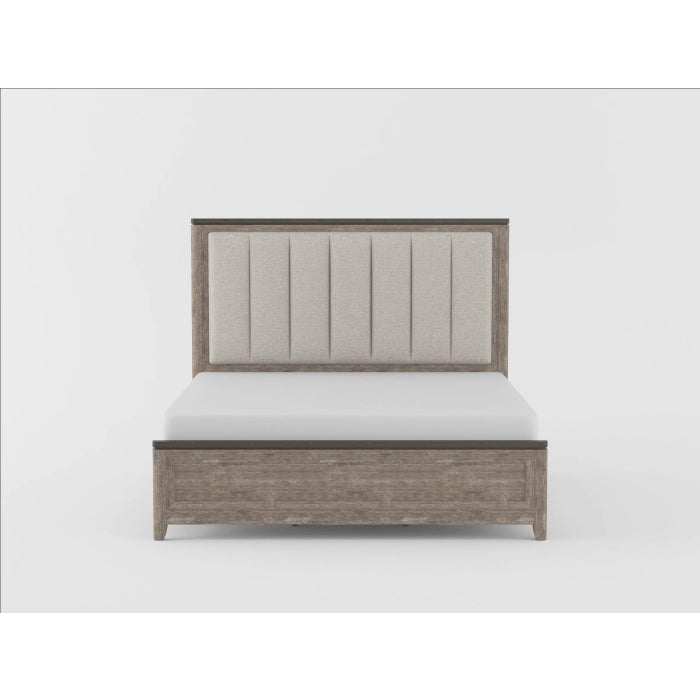 Newell Gray And Oak Eastern King Bed