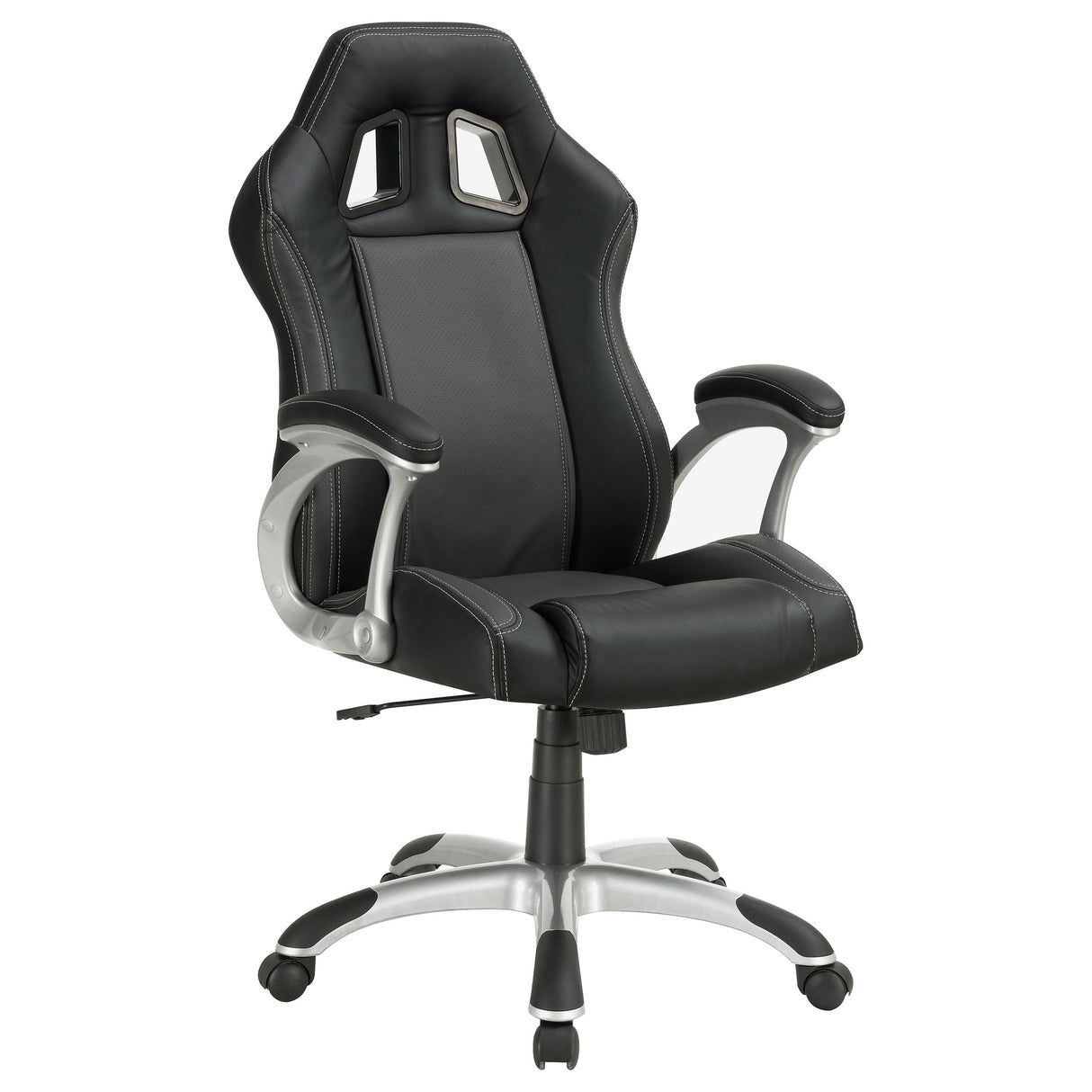 Roger Adjustable Height Office Chair Black And Grey