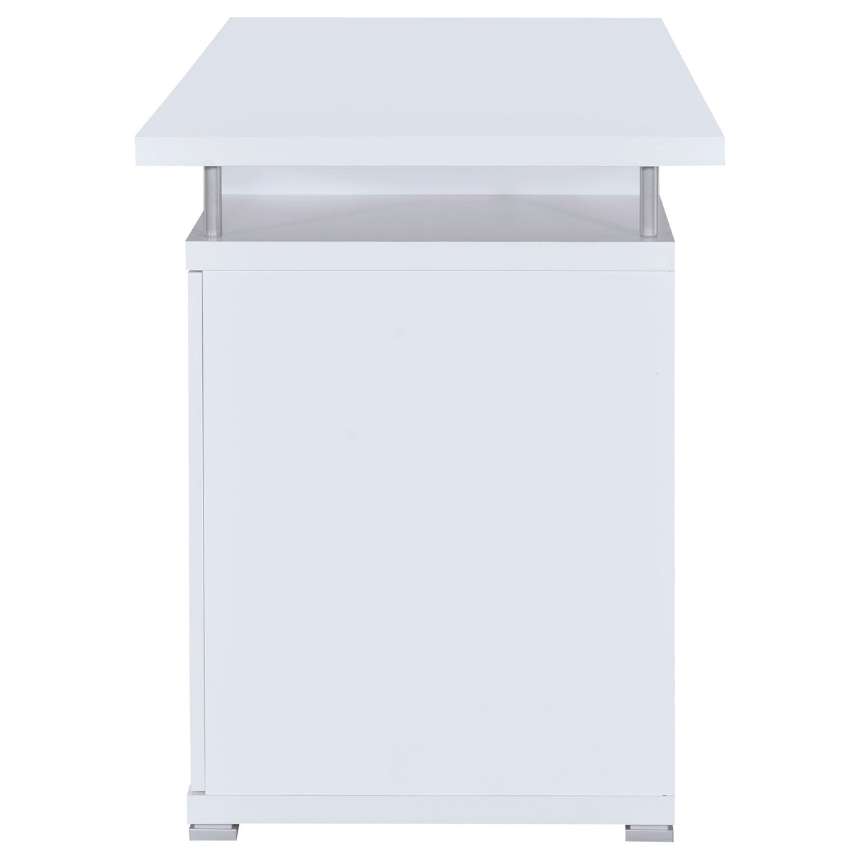 Tracy 2-Drawer Computer Desk White