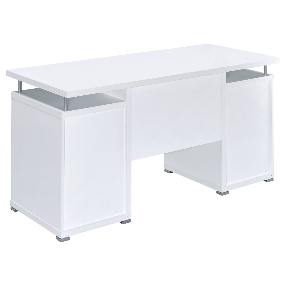 Tracy 2-Drawer Computer Desk White
