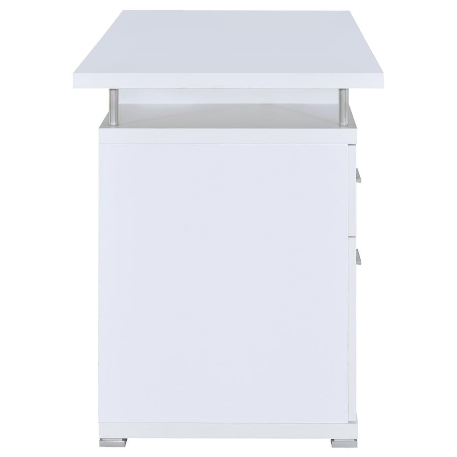 Tracy 2-Drawer Computer Desk White