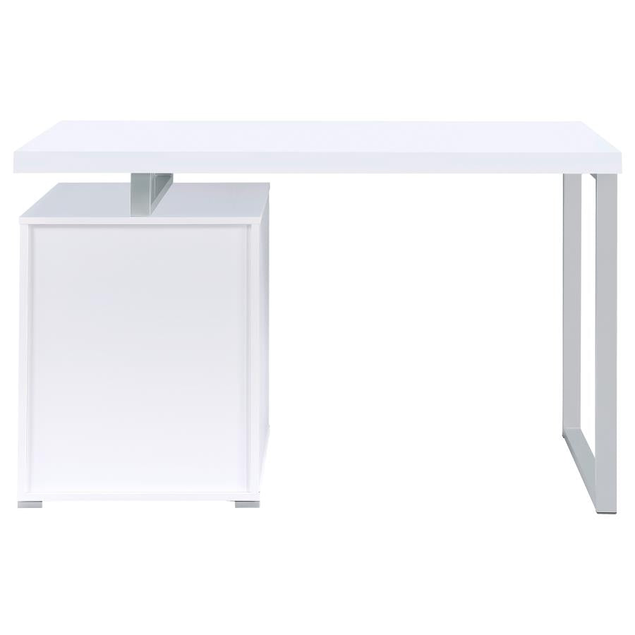 Brennan 3-Drawer Office Desk White