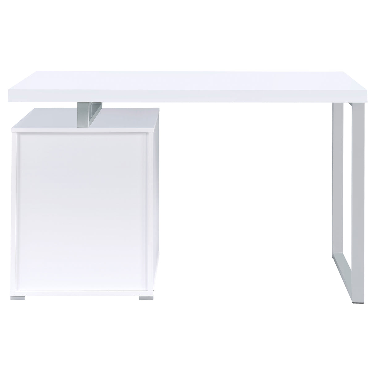 Brennan 3-Drawer Office Desk White