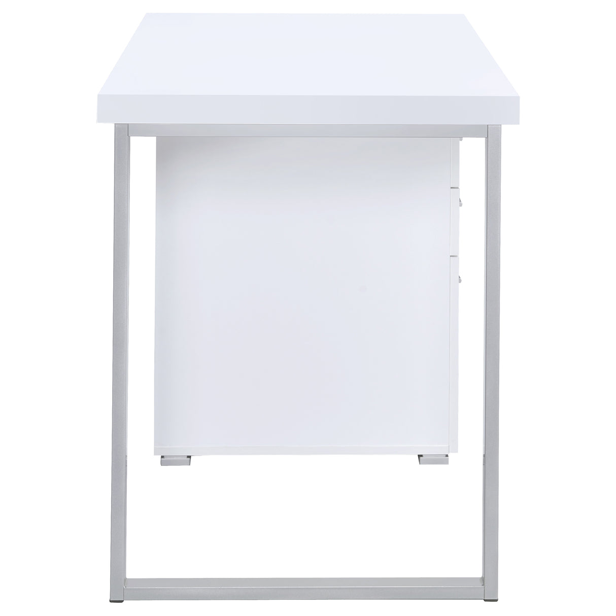Brennan 3-Drawer Office Desk White