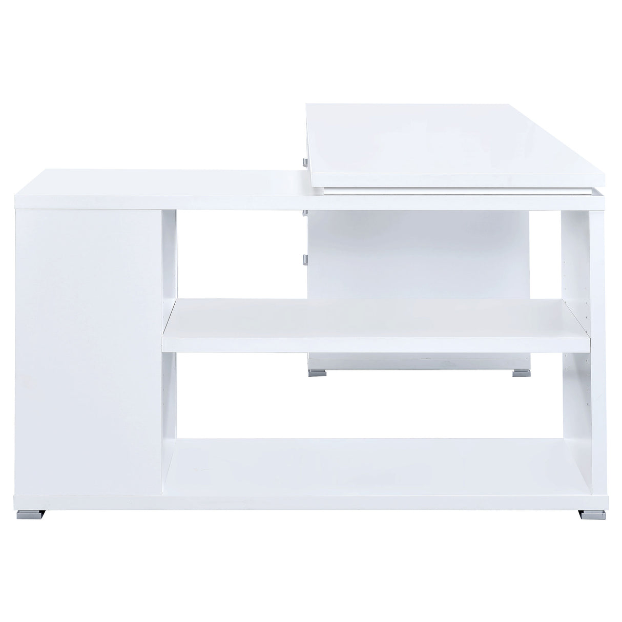Yvette L-Shape Office Desk White