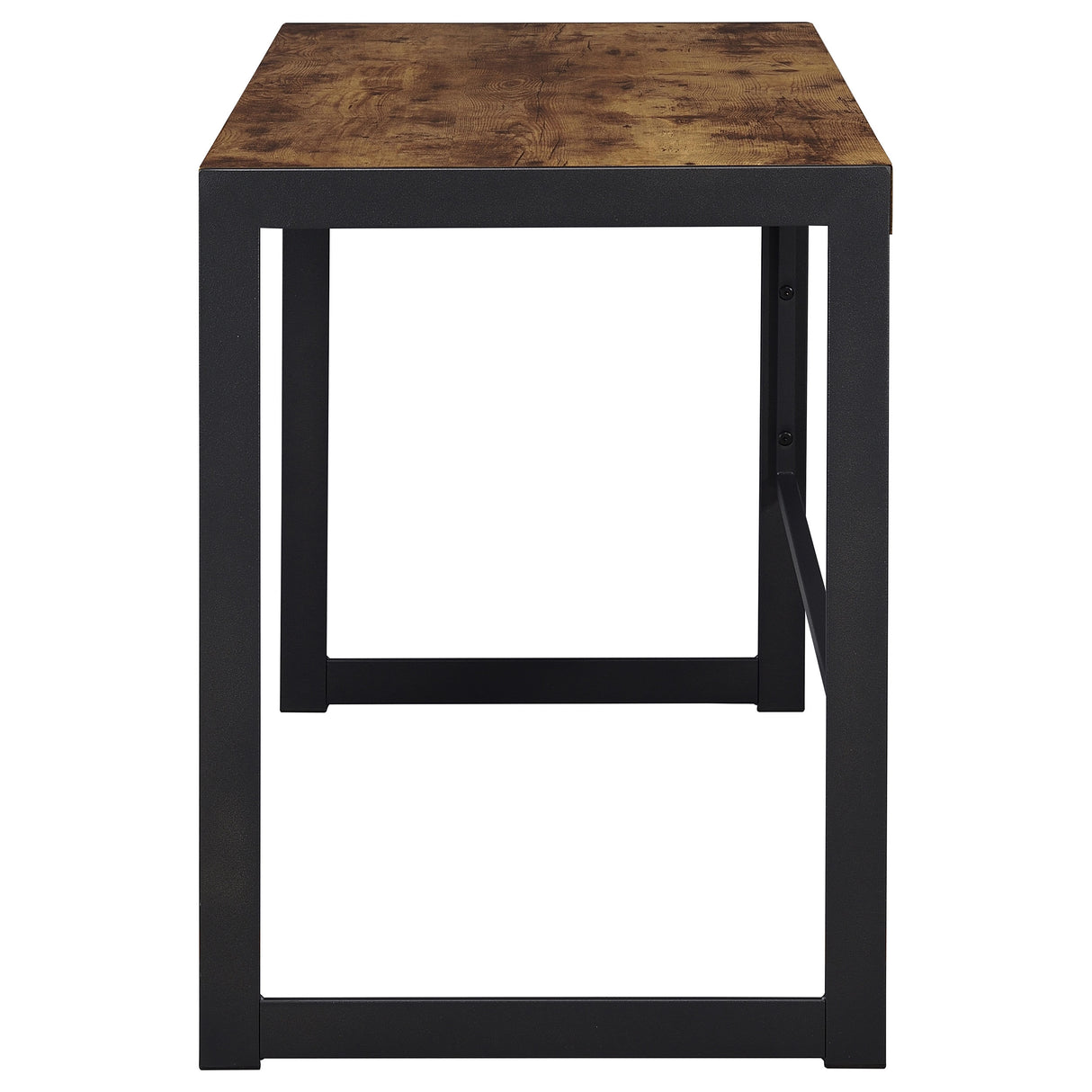 Estrella Writing Desk Antique Nutmeg And Gunmetal