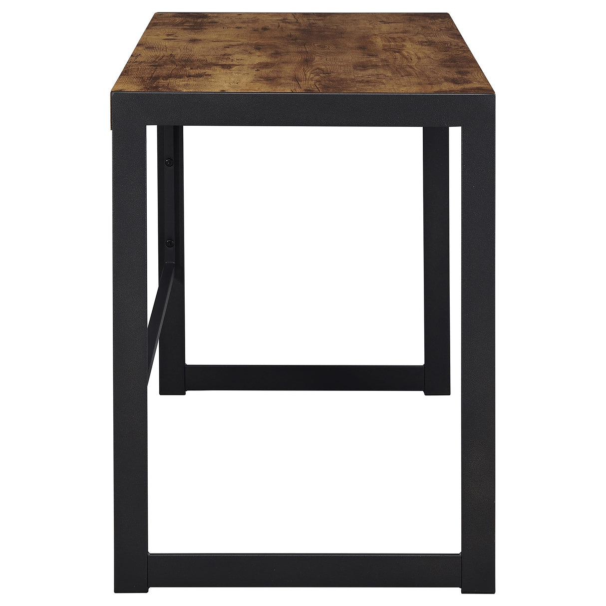 Estrella Writing Desk Antique Nutmeg And Gunmetal