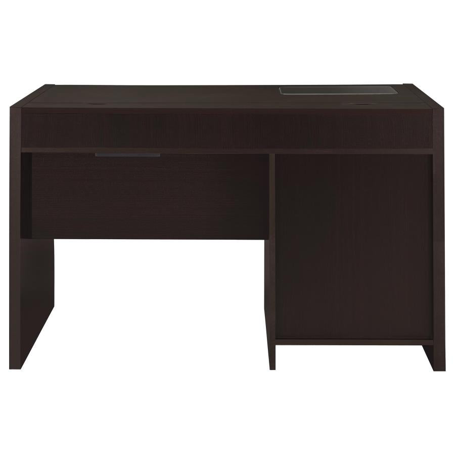 Halston Rectangular Connect-It Office Desk Cappuccino