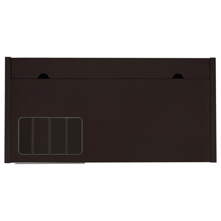 Halston Rectangular Connect-It Office Desk Cappuccino