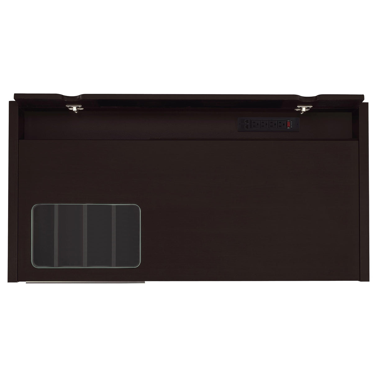 Halston Rectangular Connect-It Office Desk Cappuccino