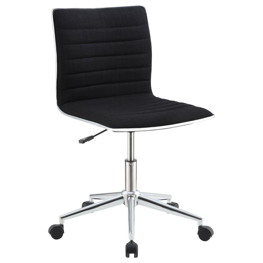 Chryses Adjustable Height Office Chair Black And Chrome