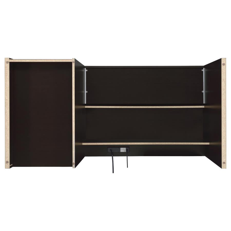 Halston 3-Drawer Connect-It Office Desk Cappuccino