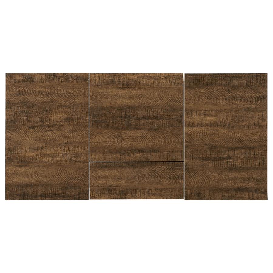 Sheeran Writing Desk With 4 Hidden Storages Rustic Amber