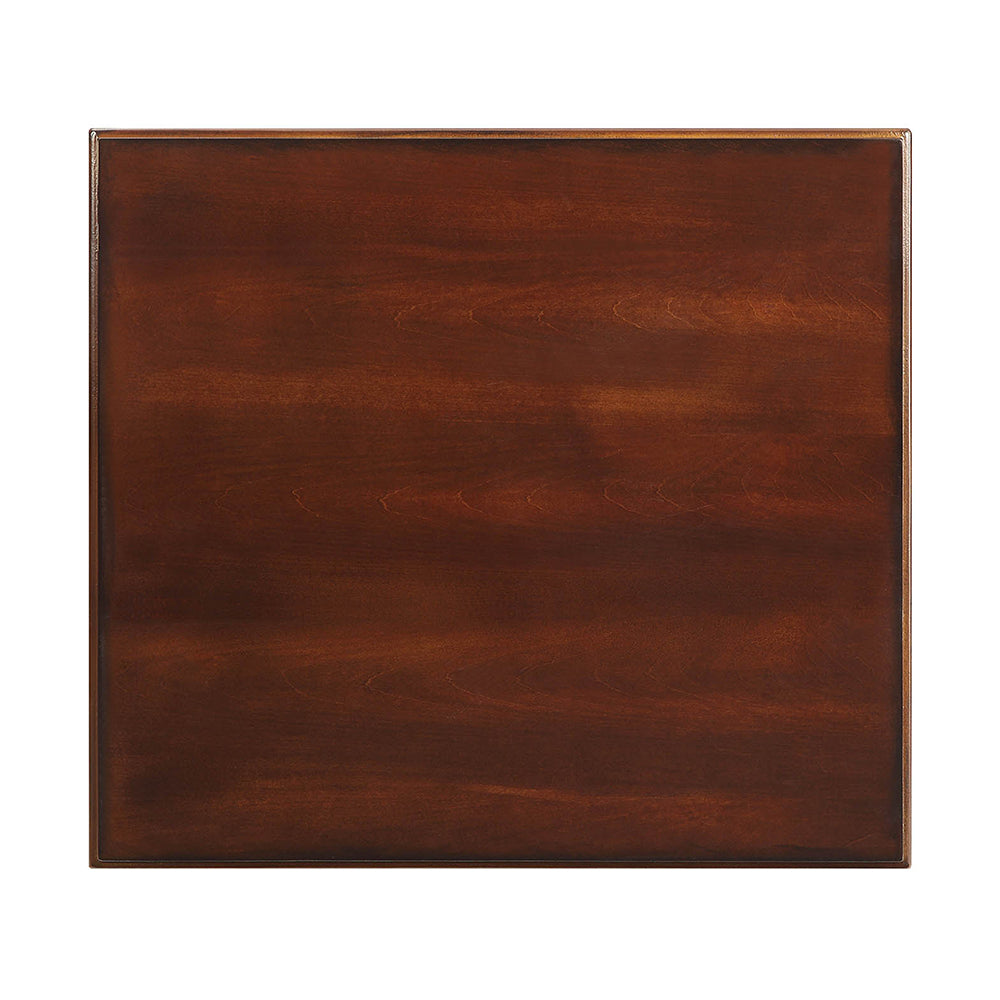 Malachi Walnut Finish End Table