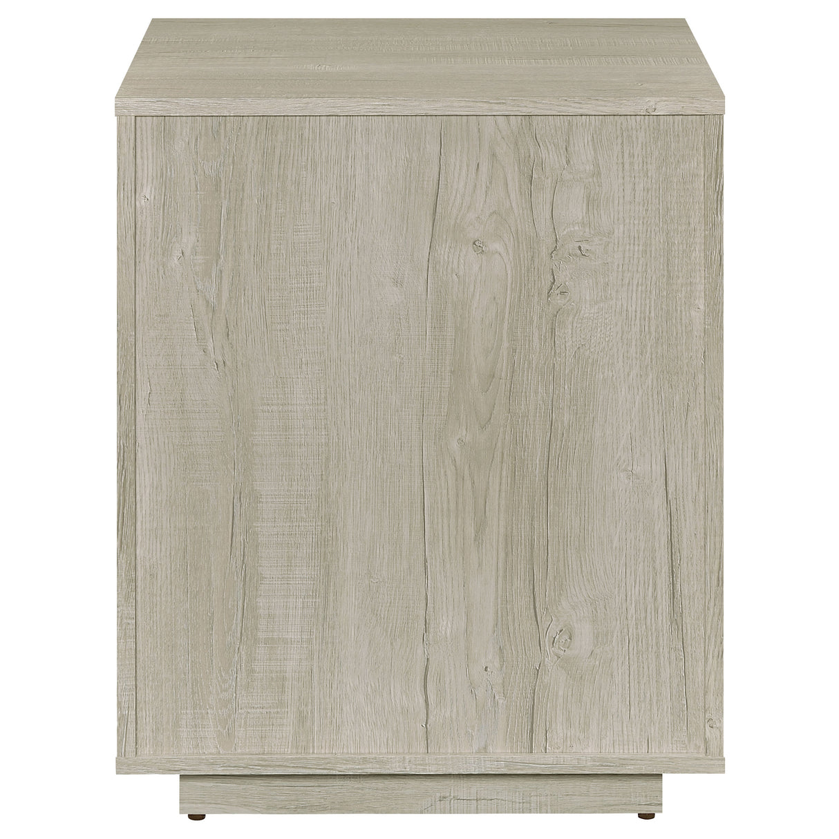 Loomis 3-Drawer Square File Cabinet Whitewashed Grey