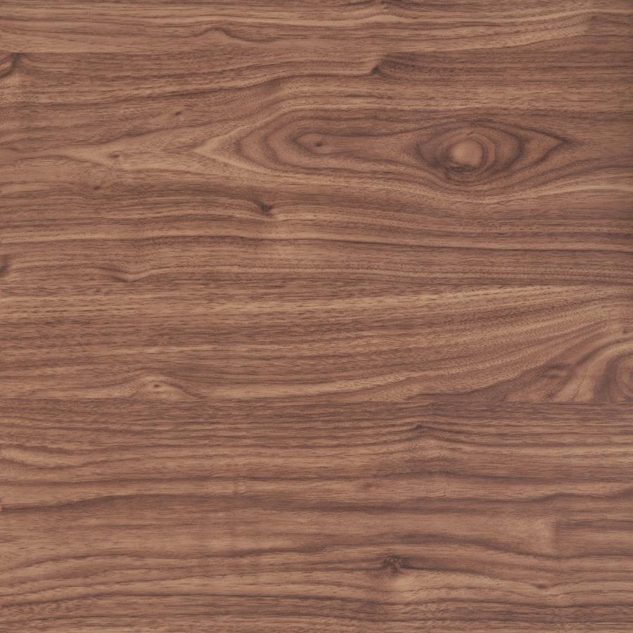 Raul Writing Desk Walnut And Black With Usb Ports