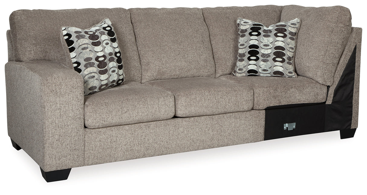Ballinasloe Platinum Left-Arm Facing Sofa
