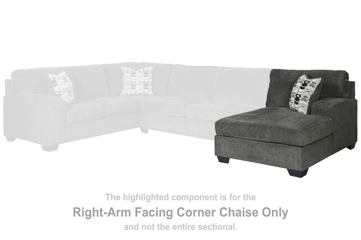 Ballinasloe Smoke Right-Arm Facing Corner Chaise