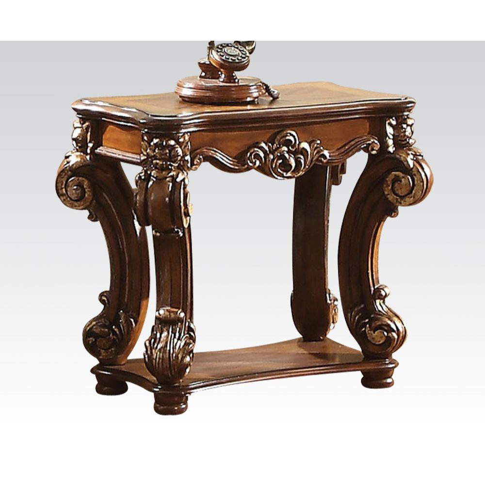 Vendome Cherry Finish Accent Table