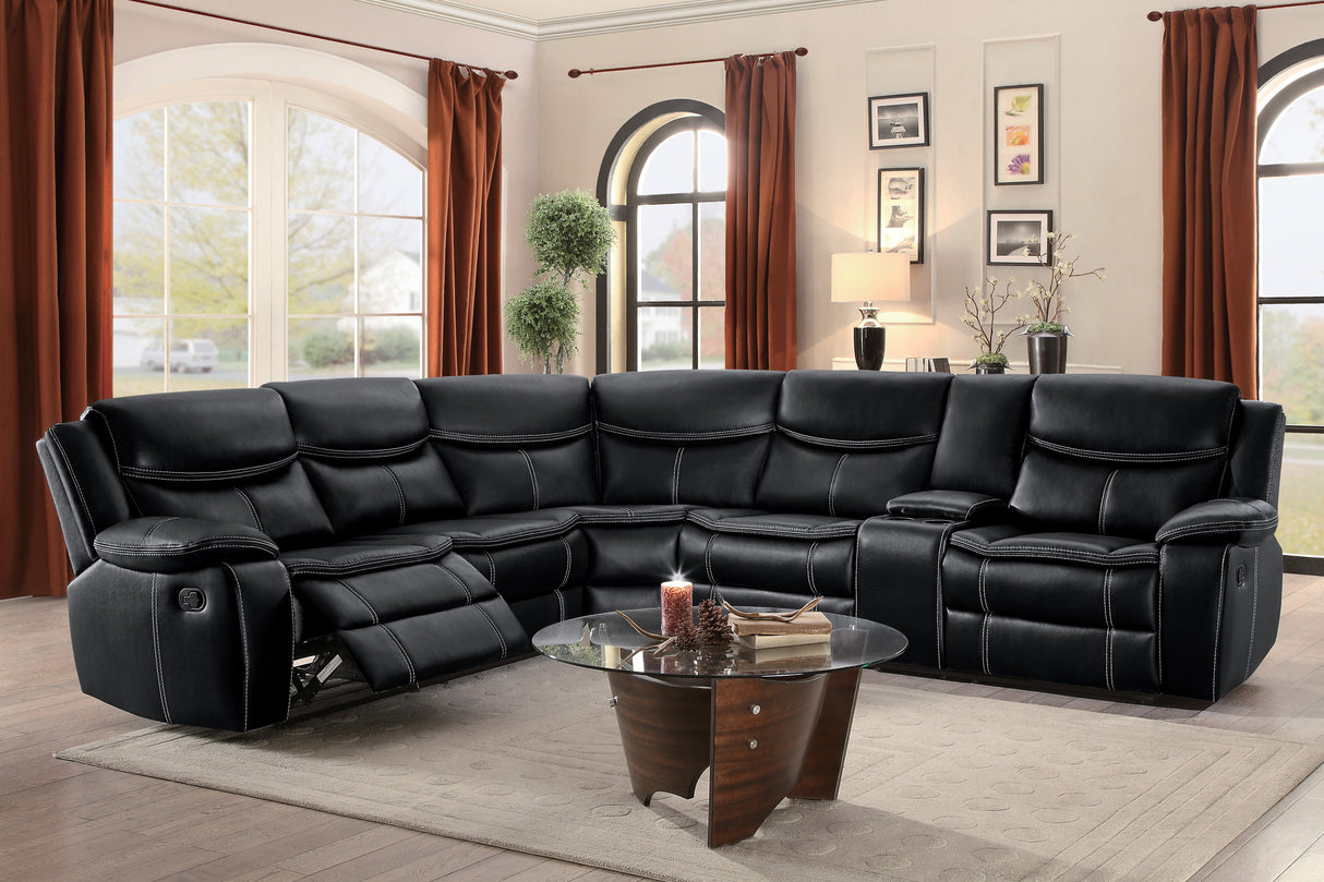 Bastrop 3-Piece Sectional With Right Console