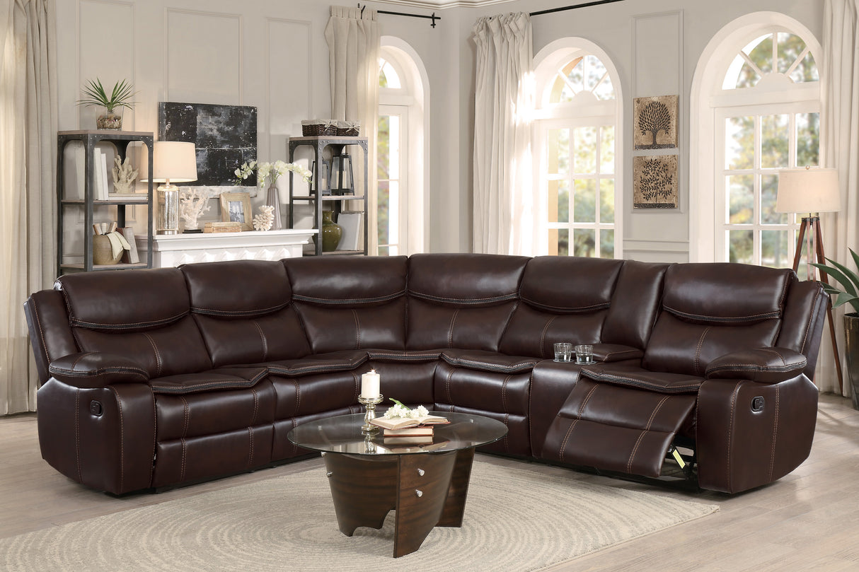 Bastrop 3-Piece Sectional With Right Console