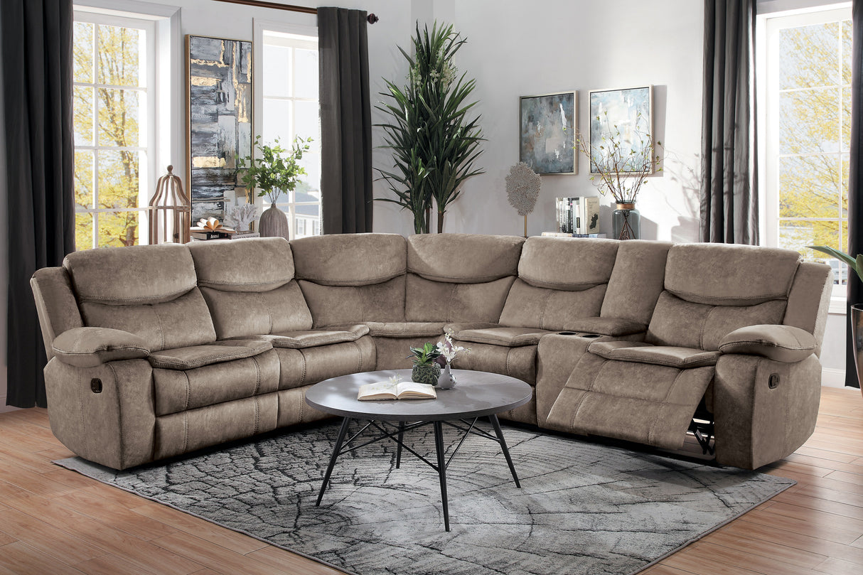 Bastrop 3-Piece Sectional With Right Console