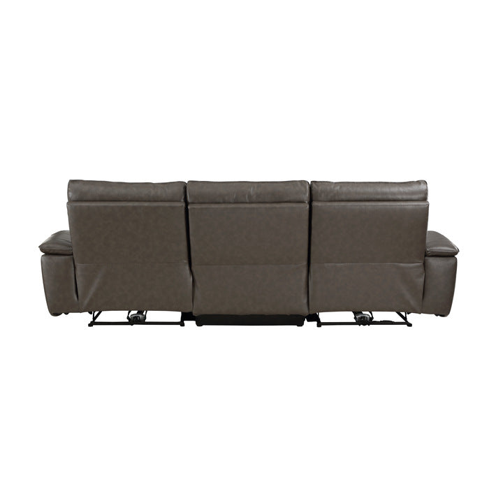 Maroni Power Double Reclining Sofa With Headrests