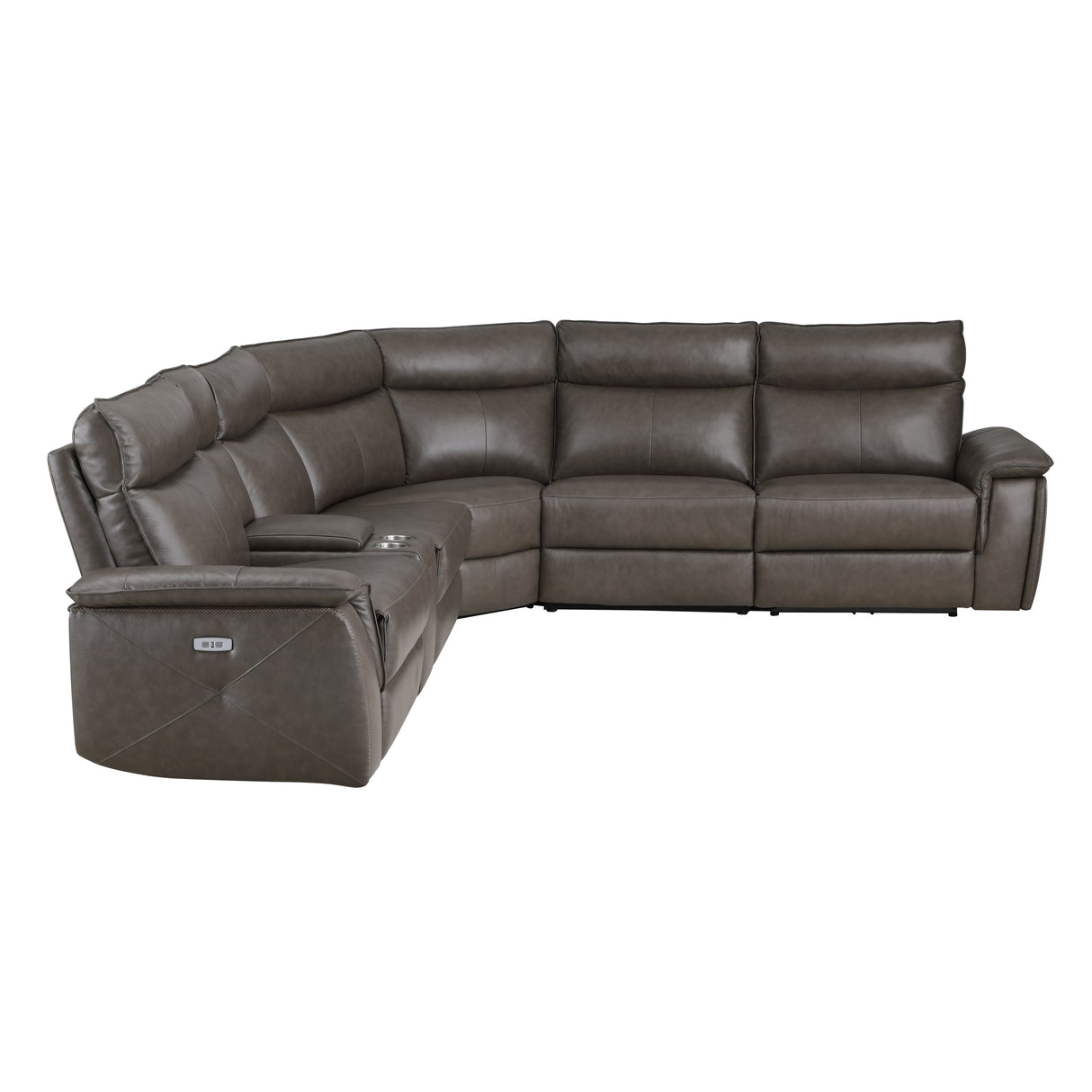 Maroni 6-Piece Modular Power Reclining Sectional With Headrests