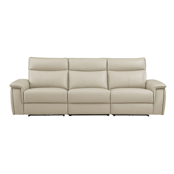 Maroni Power Double Reclining Sofa With Headrests