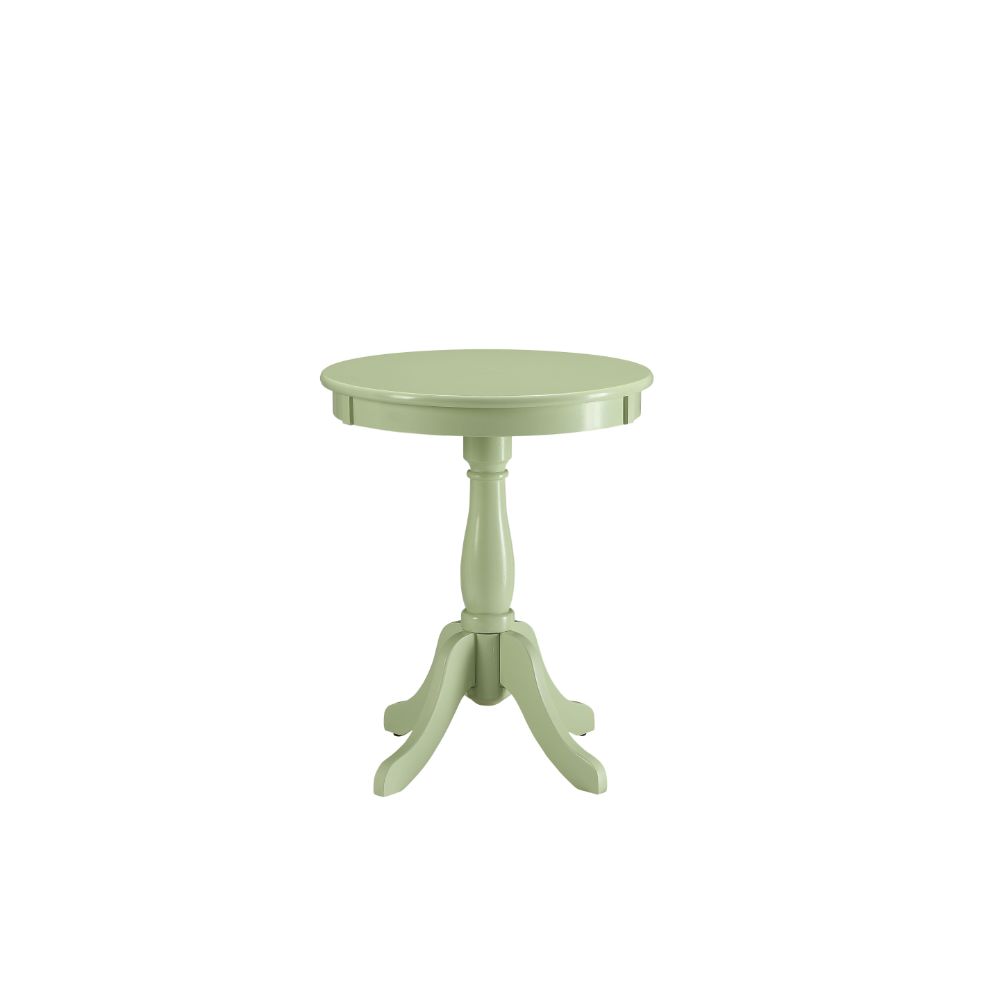 Alger Light Green Finish Accent Table