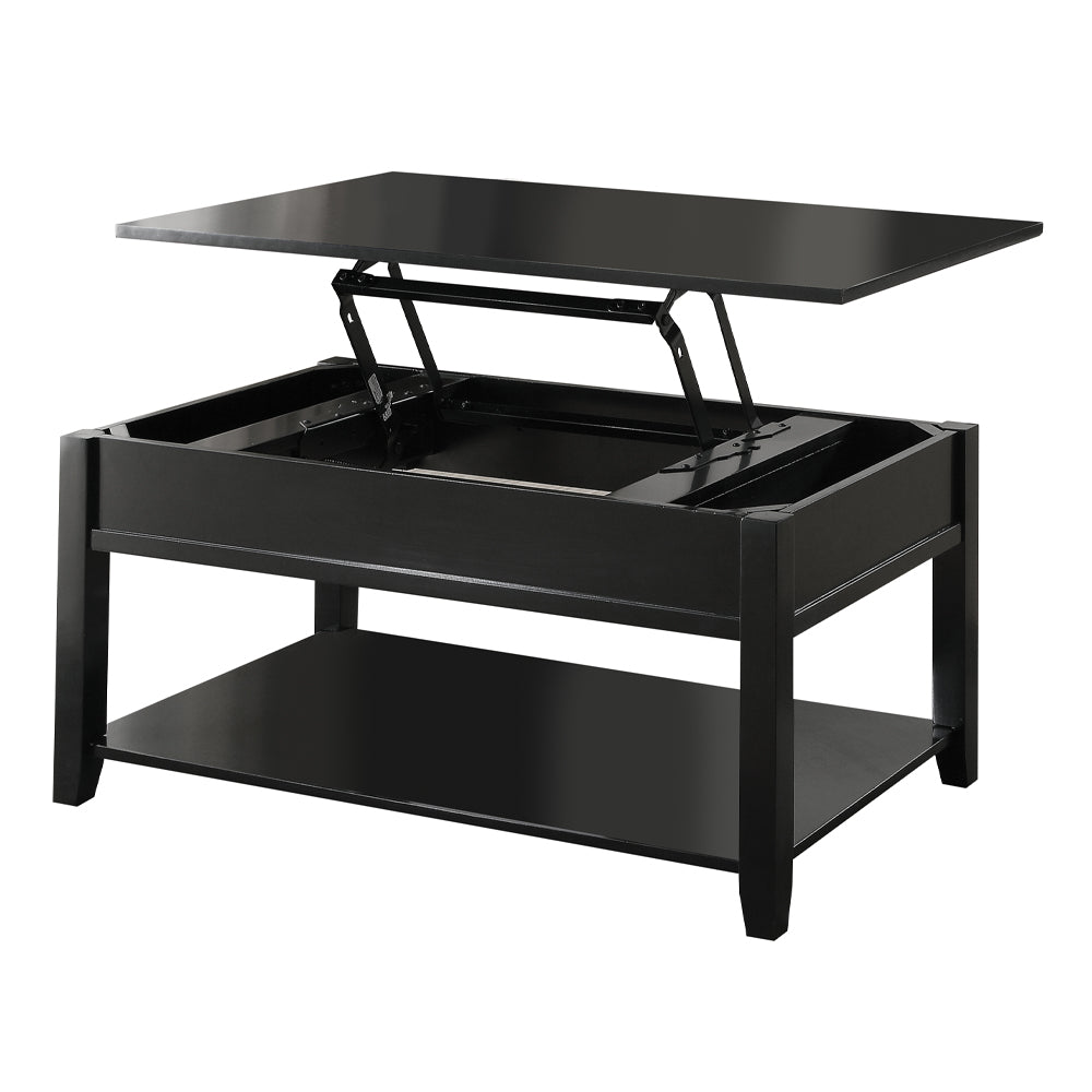 Malachi Black Finish Coffee Table