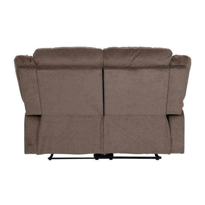 Jarita Chocolate Double Reclining Loveseat