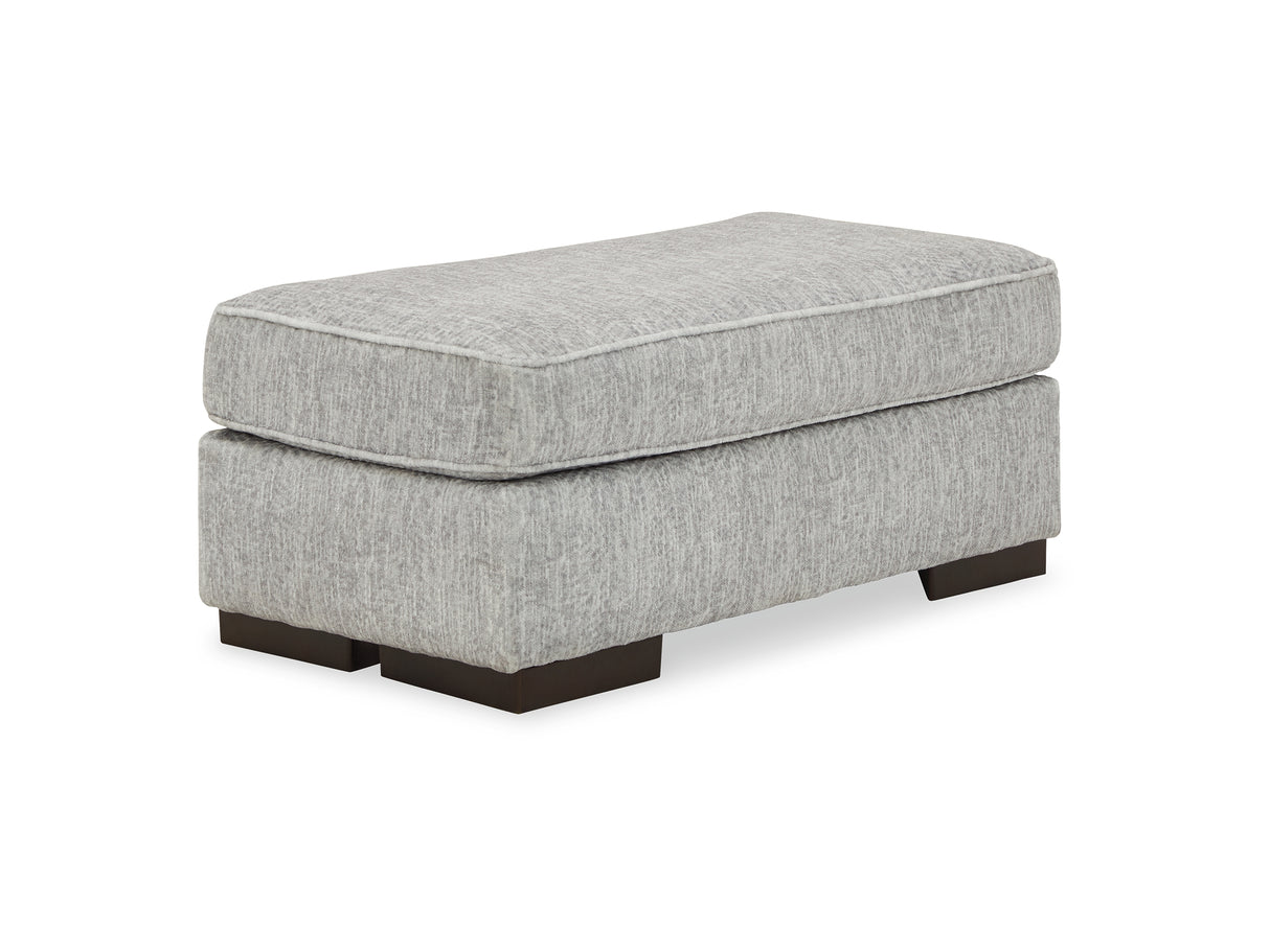 Mercado Pewter Sofa, Oversized Chair And Ottoman