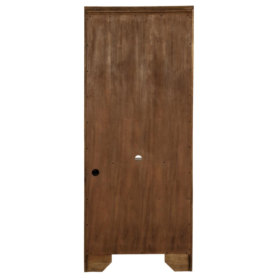 Hartshill Bookcase With Cabinet Burnished Oak