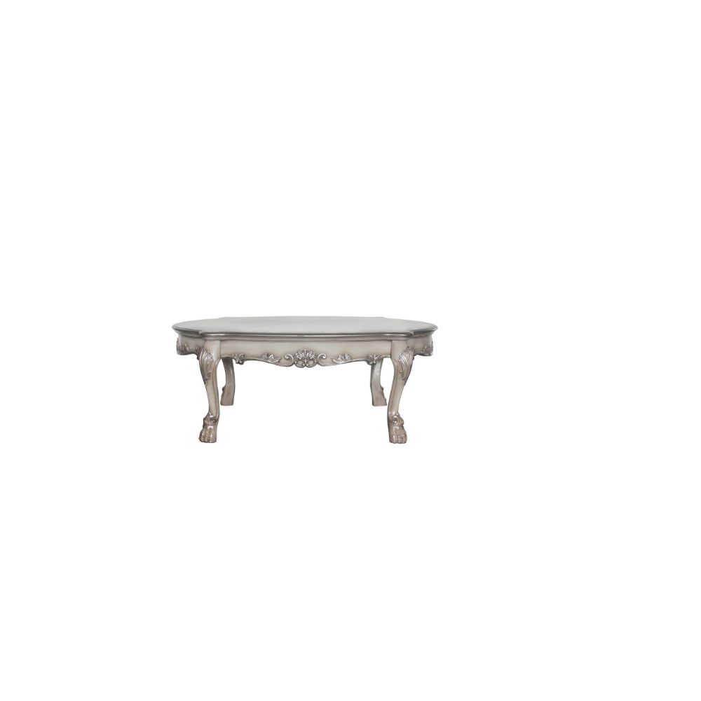 Dresden Vintage Bone White Finish Coffee Table