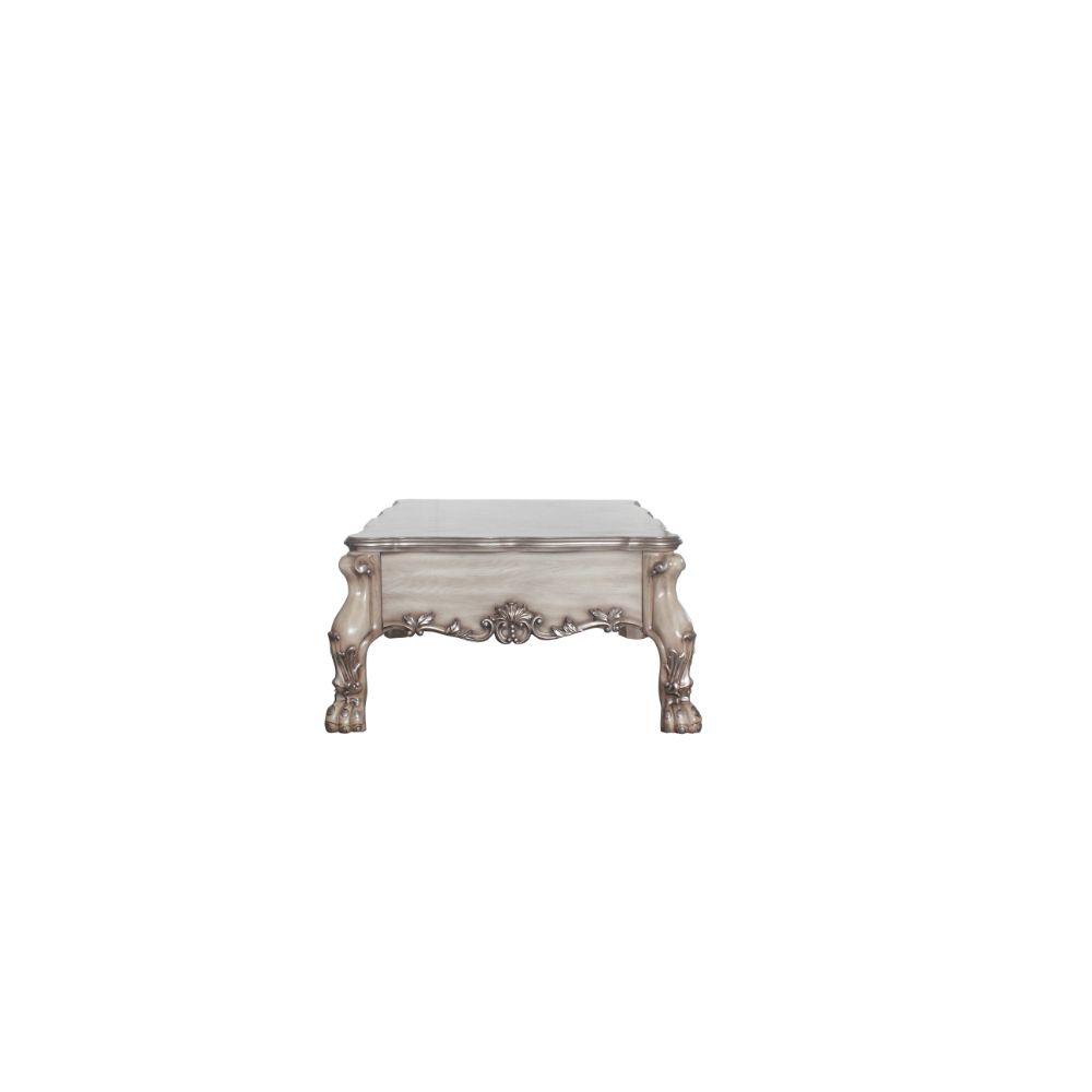 Dresden Vintage Bone White Finish Coffee Table