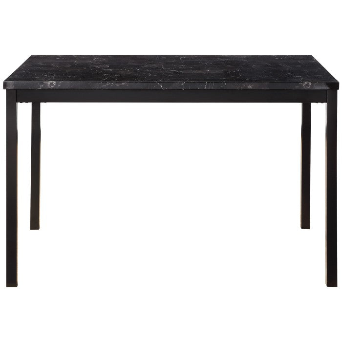 Tempe Black Marble-Top Dining Table